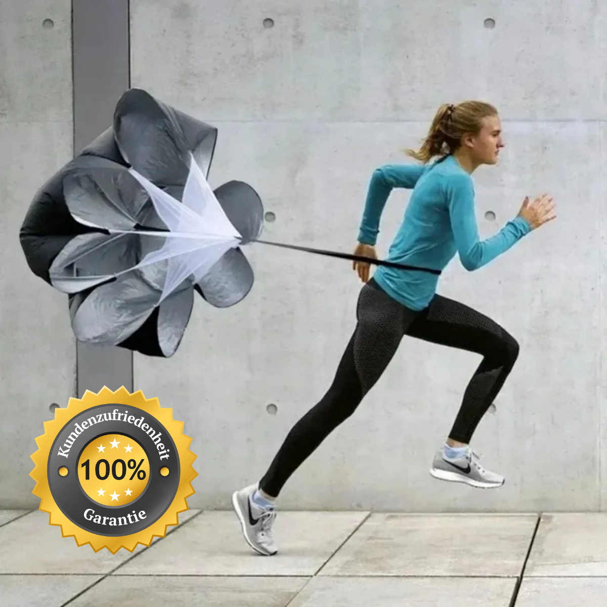 Dein Trainings-Laufschirm für mehr Speed